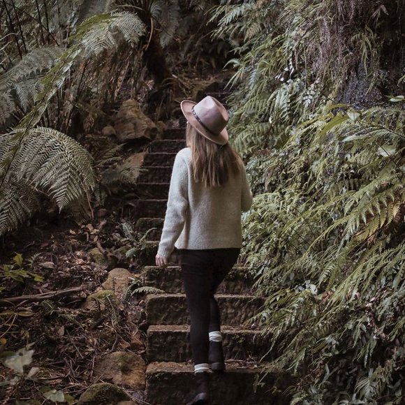 NTW Tilley Unisex Wool Montana Fedora Hat - Taupe - Size Large - Picture 10 of 15